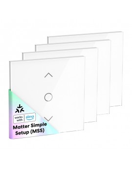 Smart roller shutter switch MEROSS MRS100MA(EU) Wi-Fi (Matter) (Set of 4 pcs)