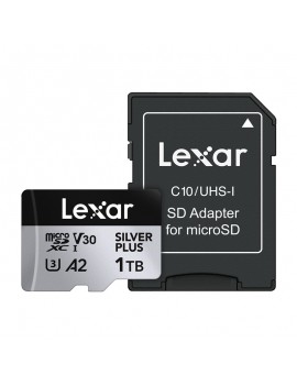 Memory card Lexar High-Performance Silver Plus microSDXC 1TB + adapter