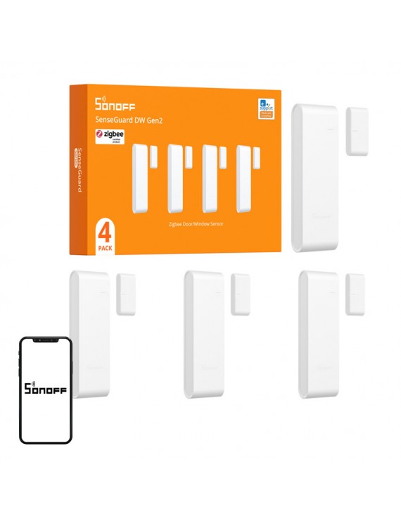 Sonoff Gen2 Door/Windor Sensor SNZB-04PR2 4pcs