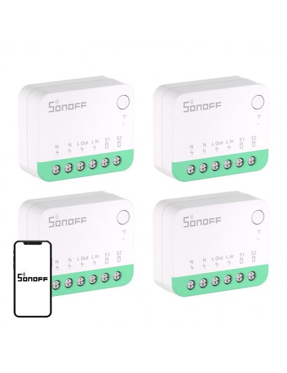 SONOFF Smart Switch MINIR4M (Extreme) 4Pack