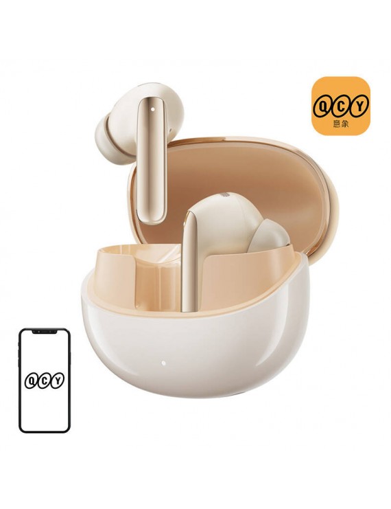 Earphones TWS QCY MeloBuds Pro HT08, ANC (gold) 47