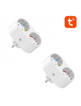 Podwójne inteligentne gniazdko WiFi Gosund SP211, 2 sztuki 3500W (dwupak) Tuya Podwójne inteligentne gniazdko WiFi Gosund SP211, 2 sztuki 3500W (dwupak) Tuya