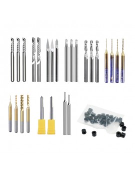Milling Bit Set MAKERA Carvera Essential Extended (52-Piece)