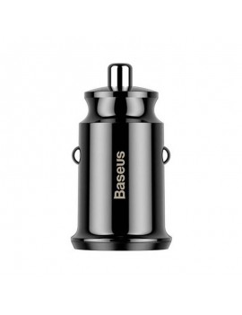 Baseus Φορτιστής Αυτοκινήτου Grain 2xUSB 5V 3.1A (Μαύρο)