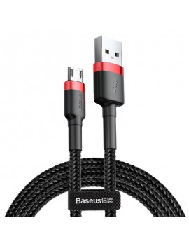 Baseus Καλώδιο MicroUSB Cafule 1.5A 2m (Κόκκινο/Μαύρο)