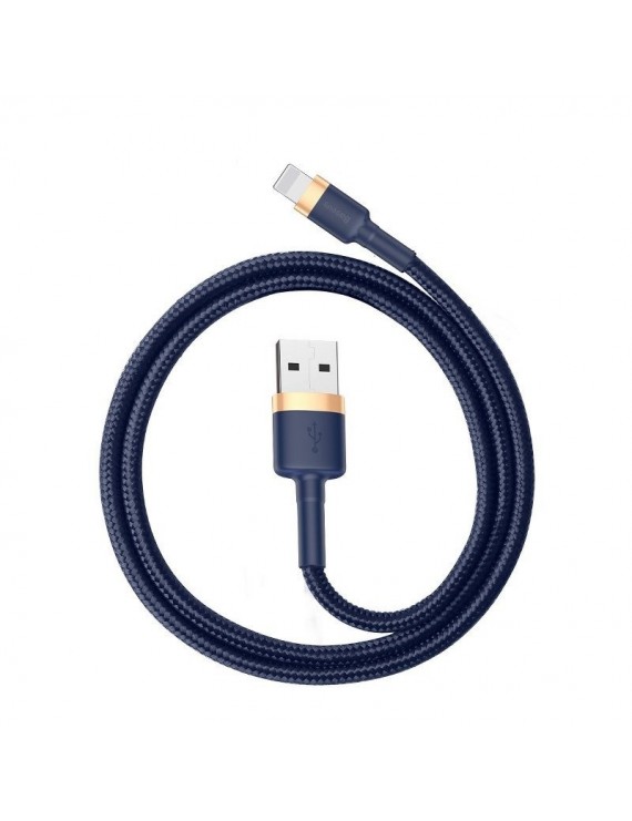 Baseus Καλώδιο Lightning Cafule 1.5A 2m (Σκούρο Μπλε/Χρυσό)