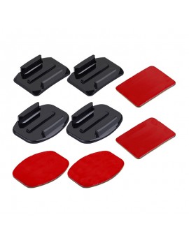 Set of Puluz stickers and mounts for spot cameras (including Insta360 X4 / X5 / DJI Osmo Action 5 Pro).