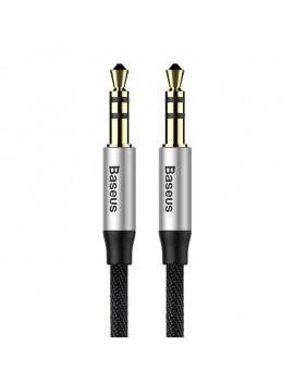 Baseus Καλώδιο Ήχου Yiven Male Mini Jack 3.5mm-Male 3.5mm 1.5m (Ασημί/Μαύρο)