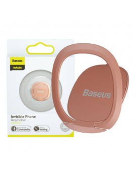 Baseus Ring Holder Κινητού Invisible Ultra Thin (Rose Gold)