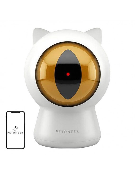 Petoneer Παιχνίδι γάτας/σκύλου με Έξυπνο λέιζερ Smart Dot (Λευκό)