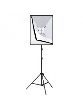 Puluz Σετ Στούντιο Φωτογράφισης PU5071EU, Softbox LED 50x70cm, Τρίποδο, Λάμπες LED x4