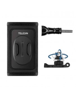 Backpack strap mount kit Telesin with 360° J-hook for GoPro/Osmo Action (GP-BPM-005)