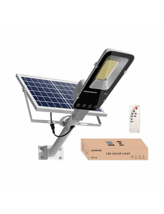 Solar lamp Superfire FF5-A, 63W, 500lm, 5000mAh