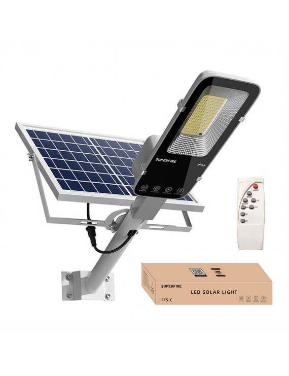 Solar lamp Superfire FF5-C, 263W, 1200lm, 15000mAh