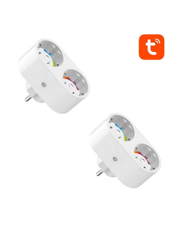 Gosund Διπλή Έξυπνη Πρίζα Εξωτερική WiFi SP211 3500W Tuya (2τμχ) (Λευκό)