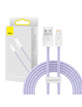 Baseus Καλώδιο USB σε Lightning Dynamic Series, 2.4A, 2m (Μοβ)