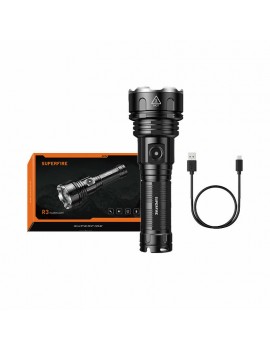 Φακός Superfire R3 P90 – 2000 lm, USB, 36W, 5 λειτουργίες, 350 μ.