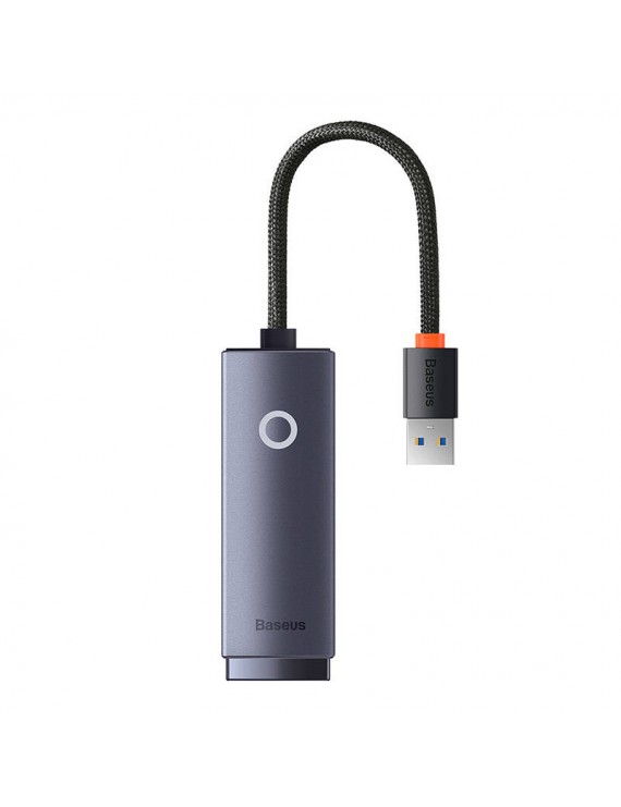 Baseus Αντάπτορας Δικτύου Lite Series USB σε RJ45, 1000 Mbps (Γκρι)