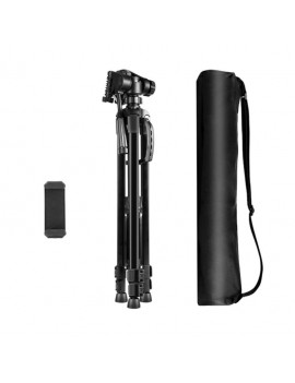 Tripod with 3D 360° head + phone holder Puluz PU3096B Tripod with 3D 360° head + phone holder Puluz PU3096B