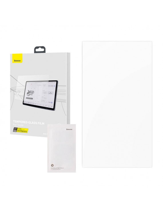 Baseus Προστατευτικό Tempered Glass Crystal 0.3mm για Tesla X/S 17'' (Διαφανές)