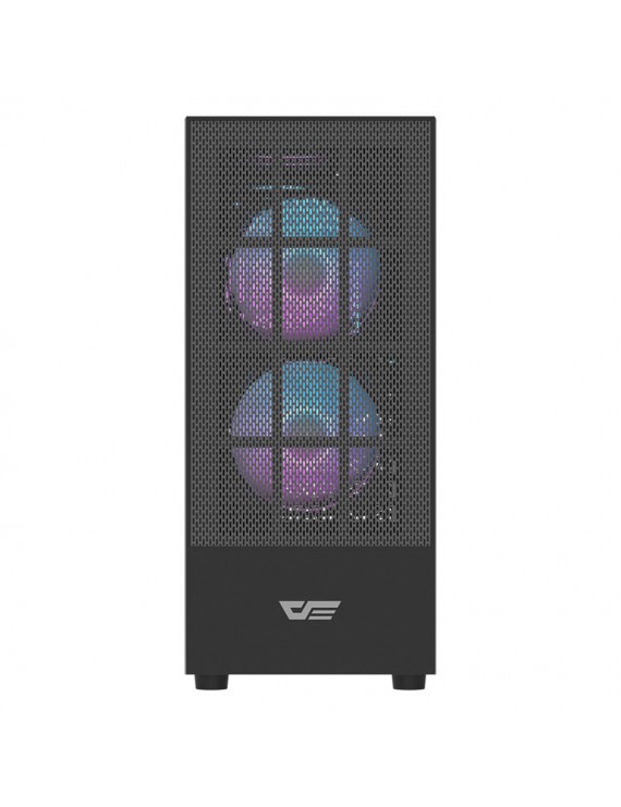 Darkflash A290 θήκη υπολογιστή (μαύρη) + 3 ανεμιστήρες