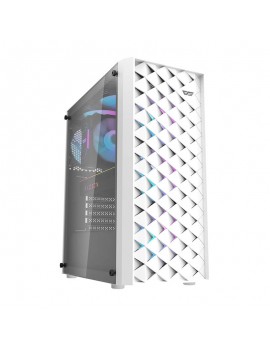 Darkflash DK351 θήκη υπολογιστή (λευκή) + 4 ανεμιστήρες RGB