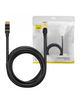 Baseus Καλώδιο Δικτύου Ethernet RJ45, 10Gbps, 5m (Μαύρο)