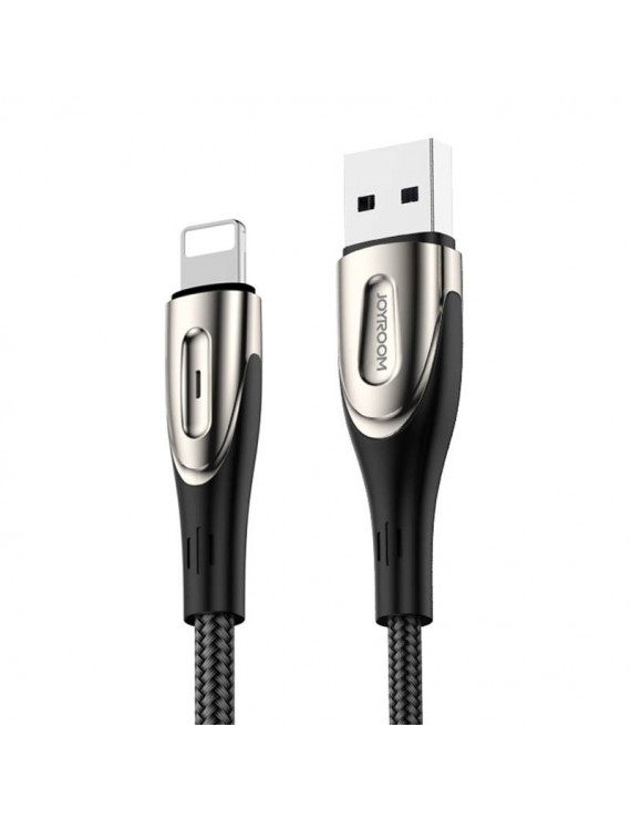 USB Cable for Lightning Joyroom Sharp S-M411 2.4A, 3m (Black)