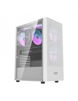 Θήκη υπολογιστή Darkflash A290 (λευκή) + 3 ανεμιστήρες RGB