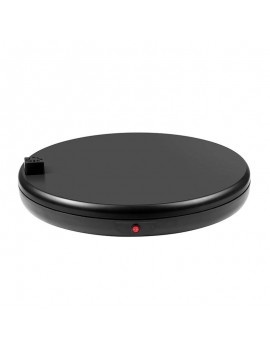Rotating display stand Puluz with power socket 45 cm (black)