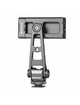 Swivel phone holder Puluz with universal 1/4 mount (black)