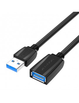 Extension Cable USB 3.0 male USB to female USB Vention VAS-A45-B150 1.5m (Black)