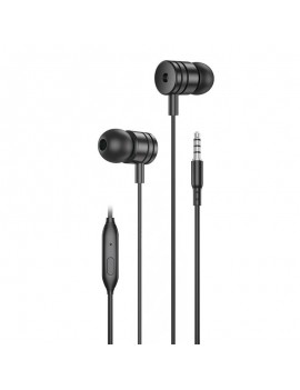 Foneng EP200 wired, in-ear headphones, mini jack (black)