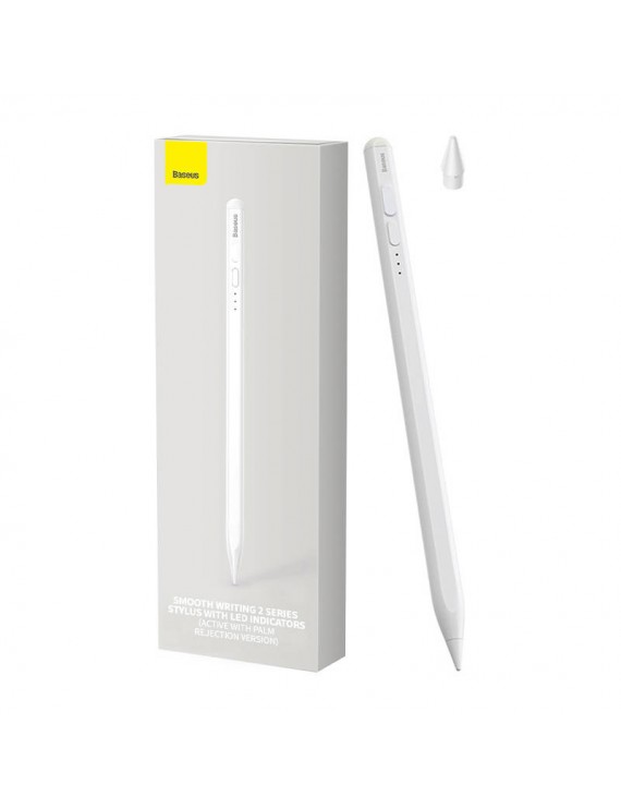 Baseus Ψηφιακή Γραφίδα Αφής Smooth Writing (Active) με Eνδείξεις LED (Λευκό)