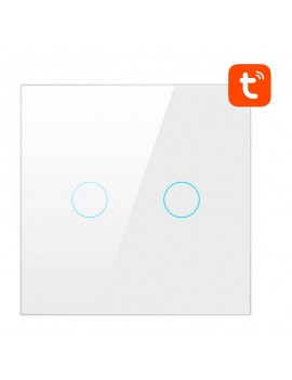 Avatto Έξυπνος Διακόπτης Χωνευτός WiFi TS02-EU-W2 (Aller-Retour) TUYA (Λευκό)
