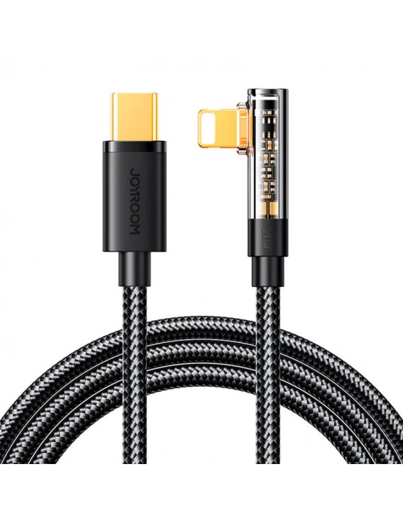 Joyroom S-C Lightning Angle 20W 1.2m USB to USB-C Lightning cable S-CL020A6 (black)