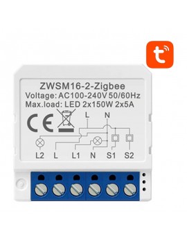 Smart Switch Module ZigBee Avatto ZWSM16-W2 TUYA