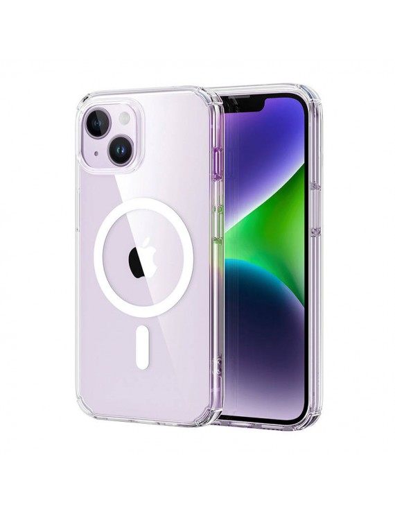 Case ESR Krystec Clear for iPhone 14 Plus, Magsafe (clear)