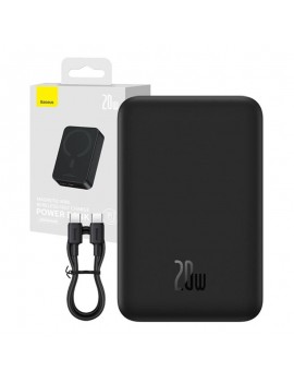 Baseus Powerbank Magnetic Mini MagSafe 20000mAh, USB-C 20W (Μαύρο)
