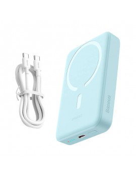 Baseus Powerbank Magnetic Mini 10000mAh, USB-C 30W (Γαλάζιο)