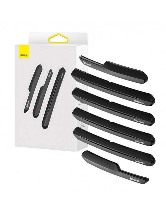 Baseus Σετ Προστατευτικών για Πόρτα/Καθρέφτη T-Space για Tesla  (6τμχ) (Μαύρο)