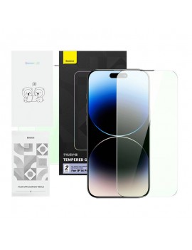 Baseus Προστατευτικό Οθόνης Tempered Glass με Φίλτρο Ιδιωτικότητας Crystal Series για iPhone 14 Pro