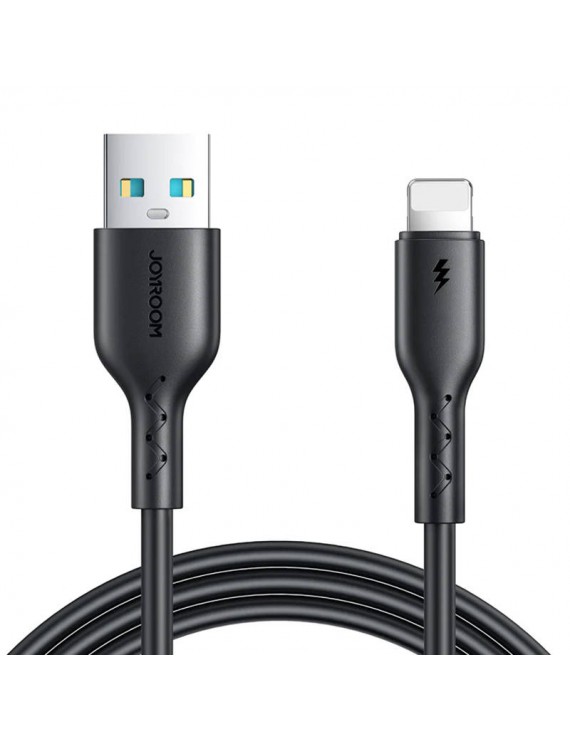 Cable Flash Charge USB to Lightning Joyroom SA26-AL3/ 3A / 1m (black)