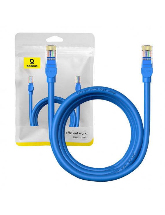 Baseus Καλώδιο Δικτύου Ethernet CAT6, 3m (Μπλε)