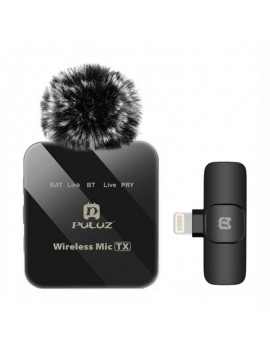 Wireless Lavalier Microphone PULUZ PU647B (lightning)