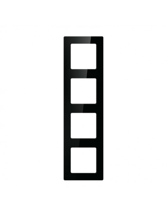 Avatto Τετραπλό Πλαίσιο Διακόπτη N-TS10-Frame-B4 (Μαύρο)