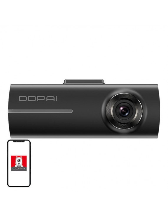 DDPAI N1 Dual Dash cam WiFi 1296p + Rear camera 1080p