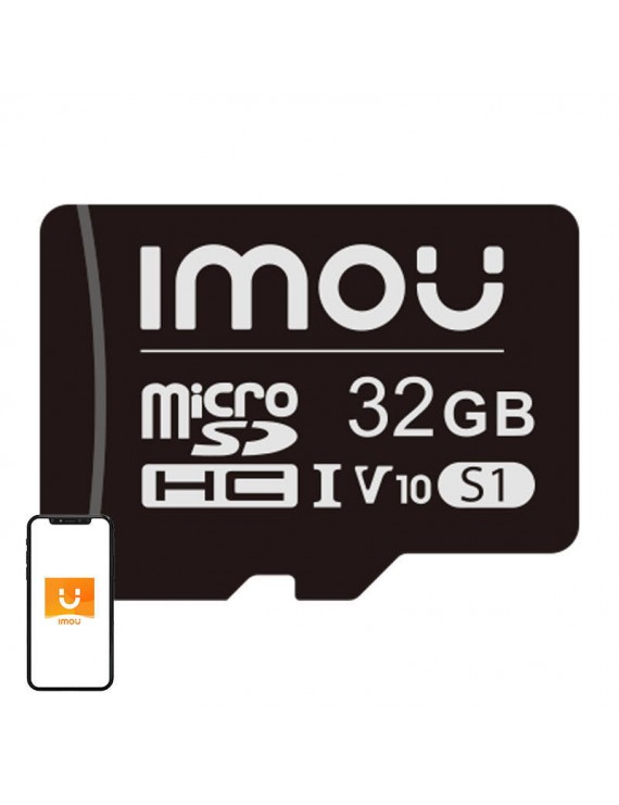 Memory card IMOU microSD 32GB (UHS-I, SDHC, 10/U1/V10, 90/20)