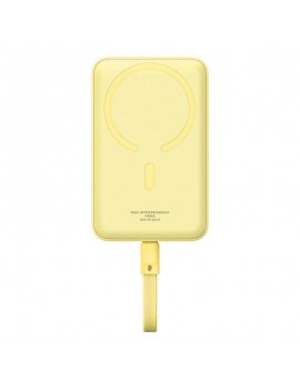 Baseus Powerbank Magnetic Mini MagSafe 10000mAh, 30W (Κίτρινο)