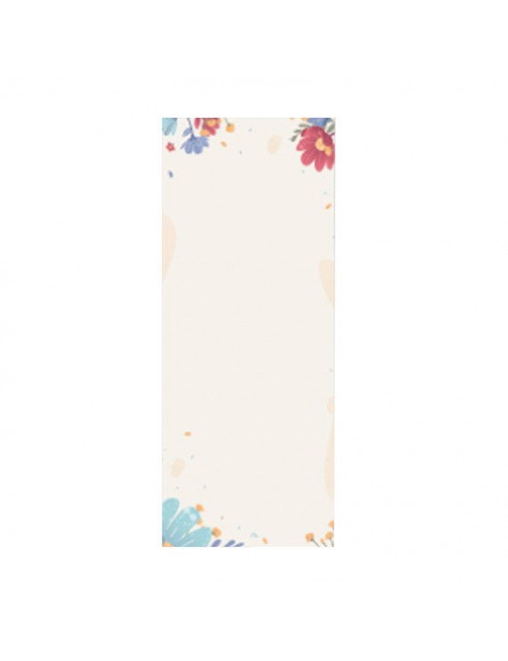 Niimbot Αυτοκόλλητες Θερμικές Ετικέτες Flowers T 12x30mm, 210τμχ (Λευκό/Πολύχρωμο)